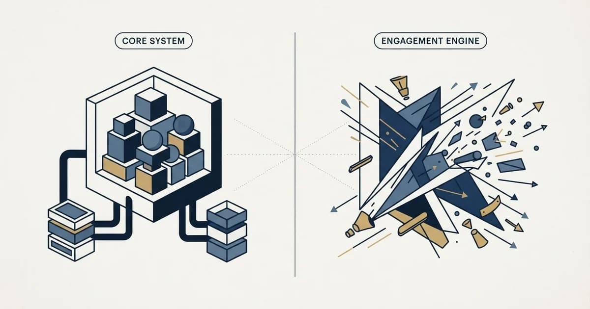 Editorial illustration for Capsule CRM vs Regie.ai