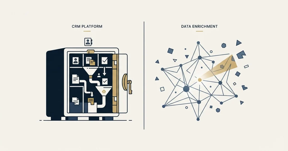 Editorial illustration for Capsule CRM vs SignalHire