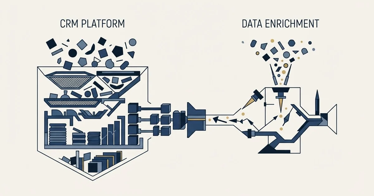 Editorial illustration for Capsule CRM vs Skrapp.io