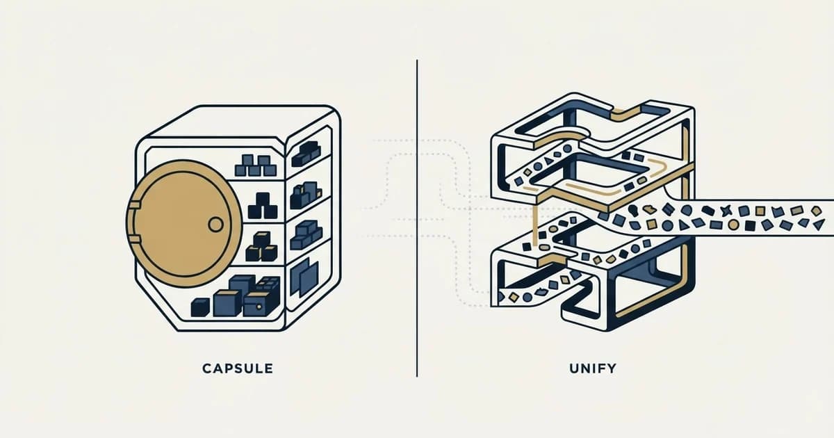 Editorial illustration for Capsule CRM vs Unify