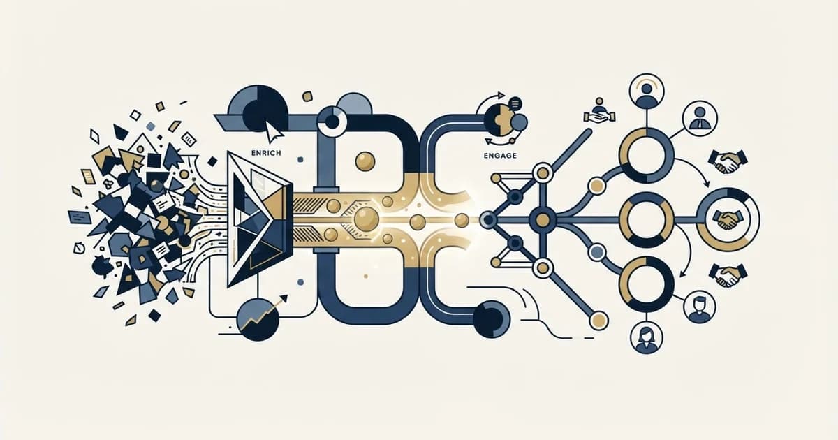 Editorial illustration for Champify vs Humanlinker