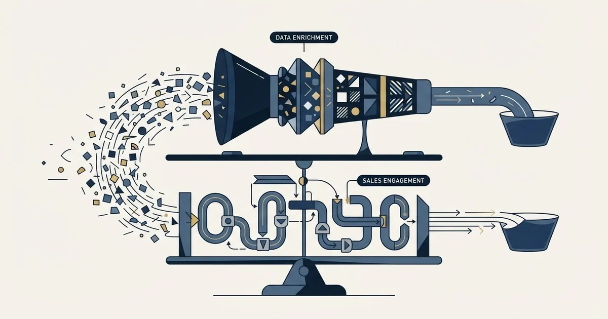 Editorial illustration for Champify vs La Growth Machine