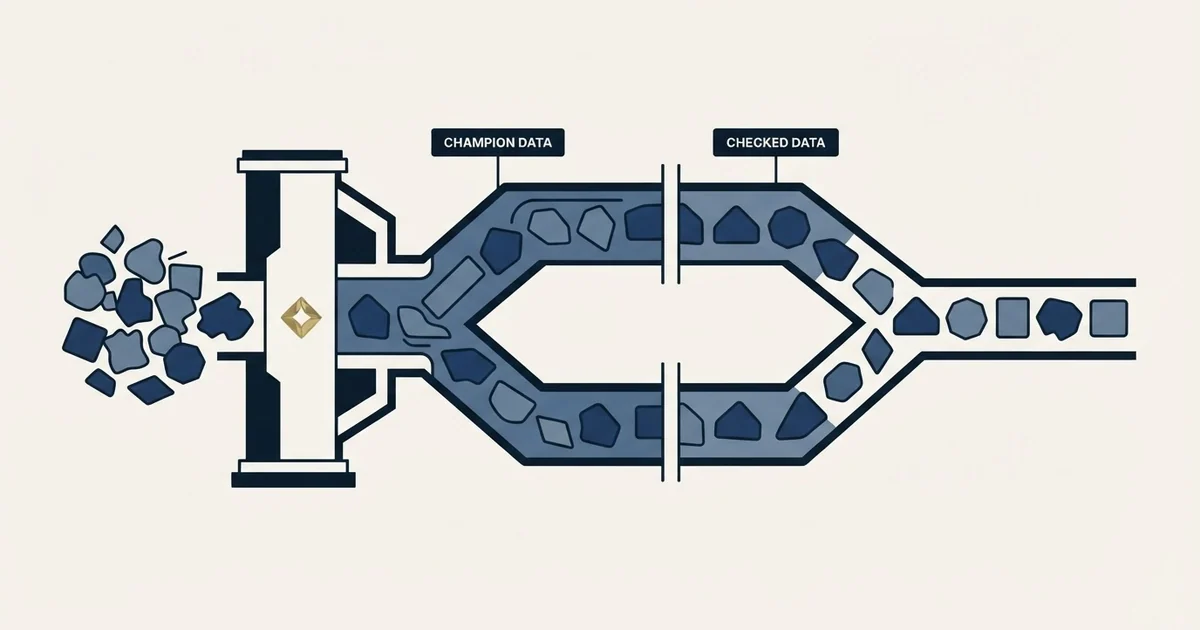 Editorial illustration for Champify vs MailerCheck
