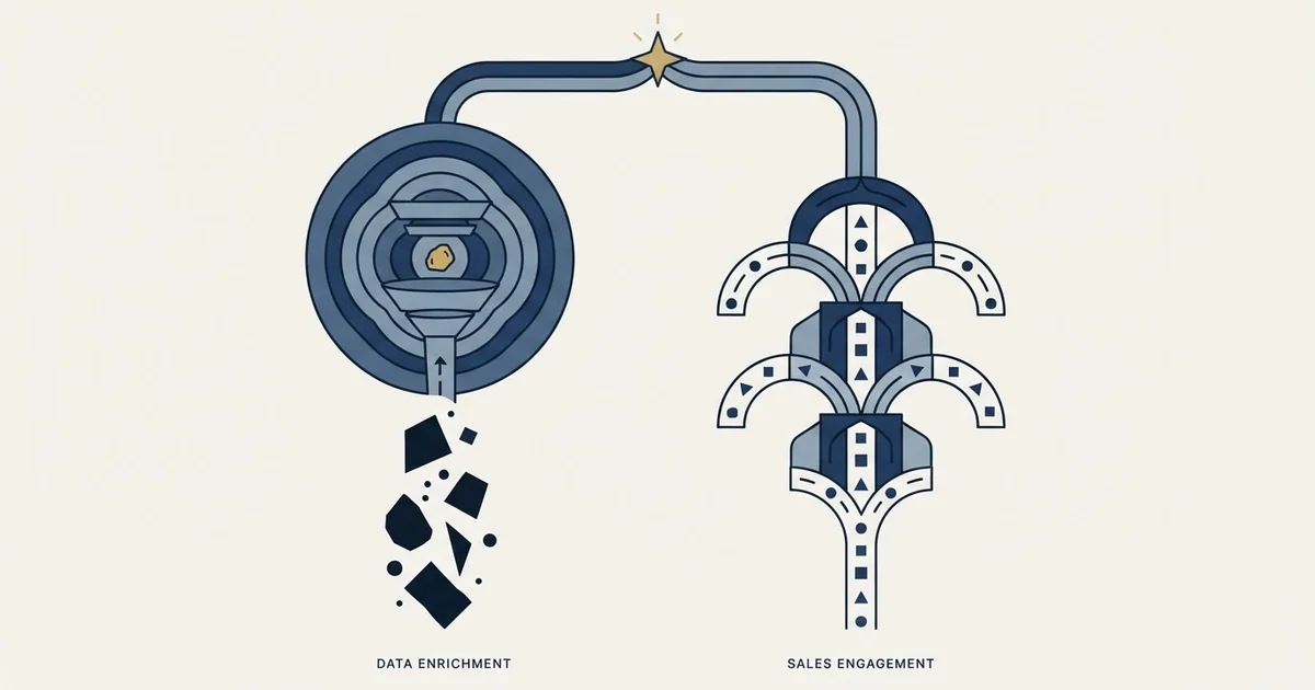 Editorial illustration for Champify vs Salesflow