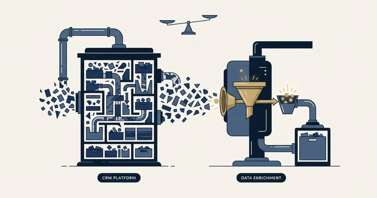 Editorial illustration for Champify vs Salesforce