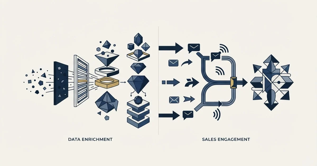 Editorial illustration for Champify vs Salesforge