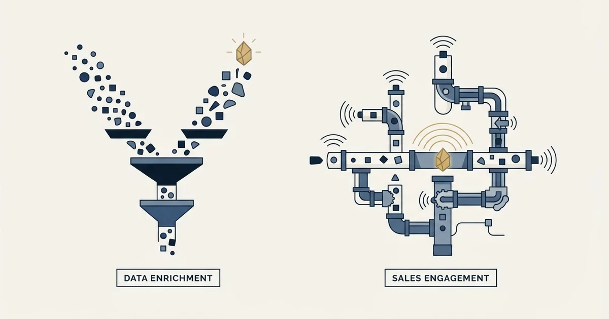 Editorial illustration for Champify vs Salesloft