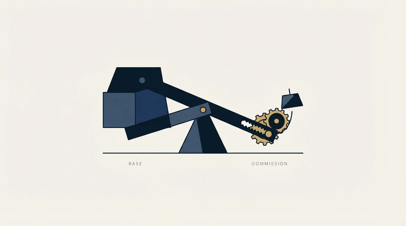 Section illustration: The commission mechanics