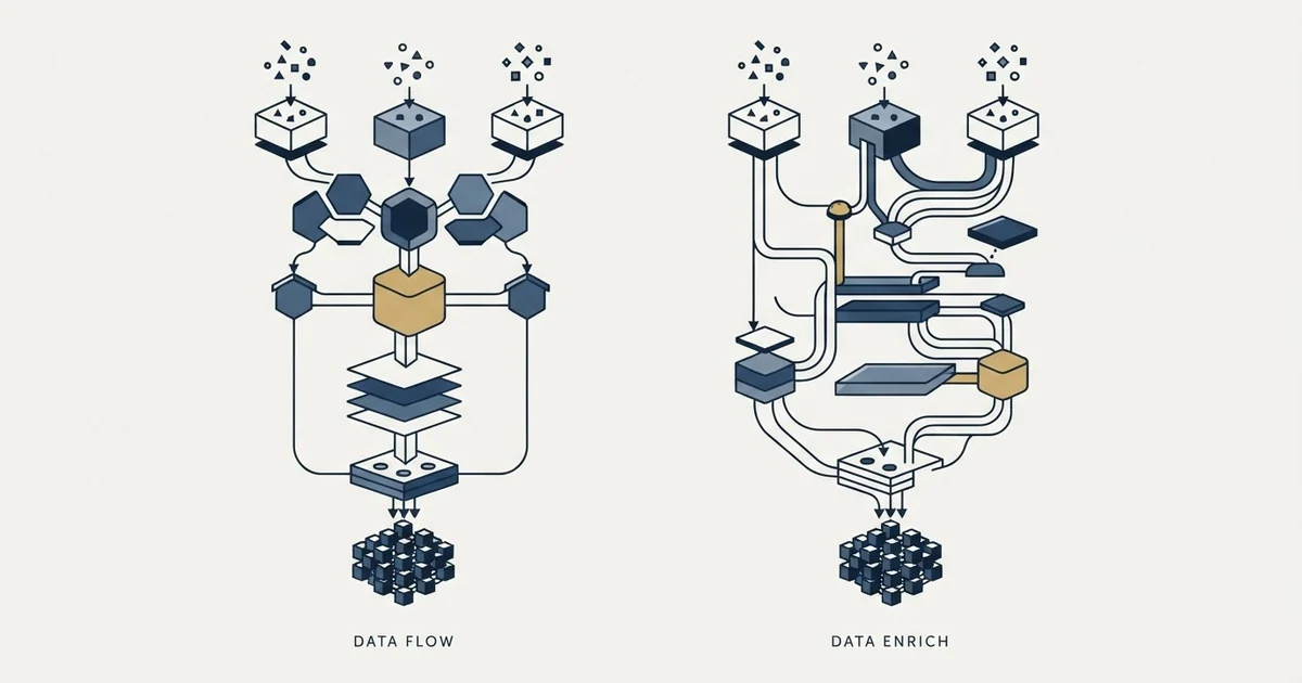Editorial illustration for Clay vs FullEnrich