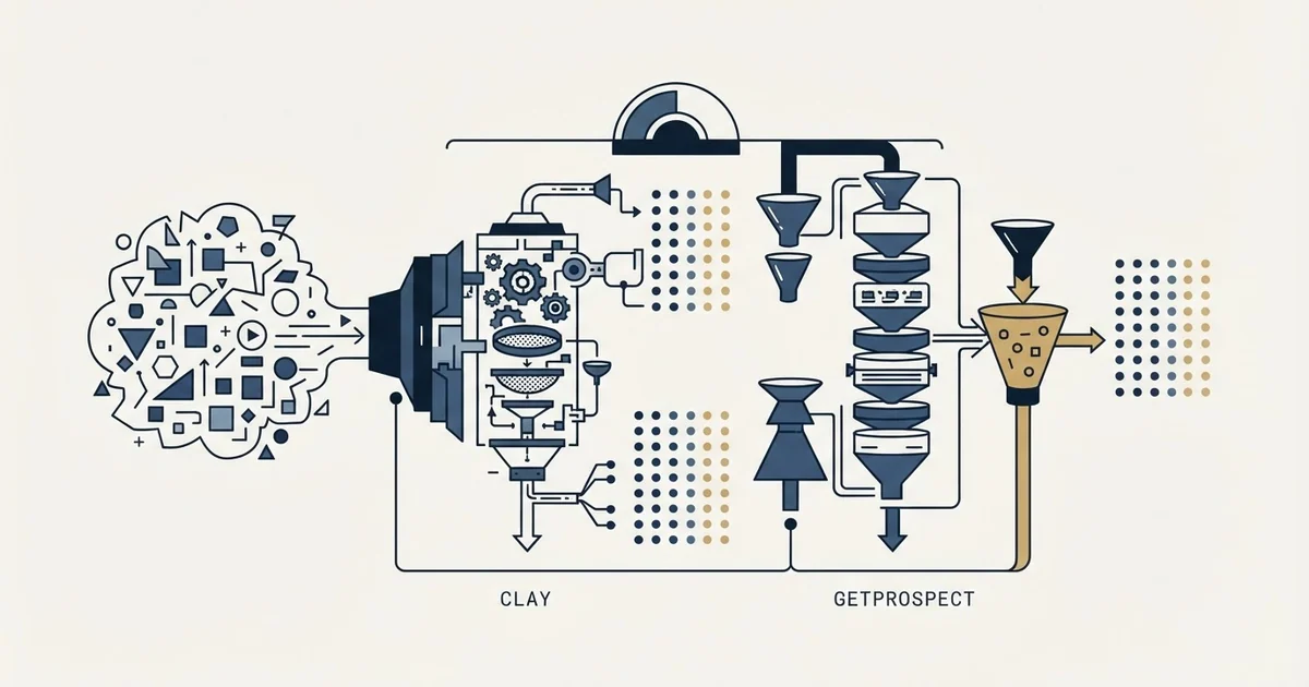 Editorial illustration for Clay vs GetProspect