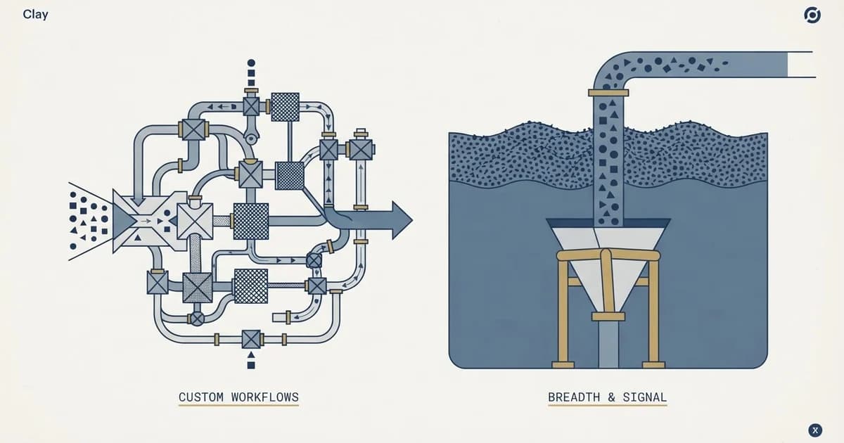 Editorial illustration for Clay vs Ocean.io