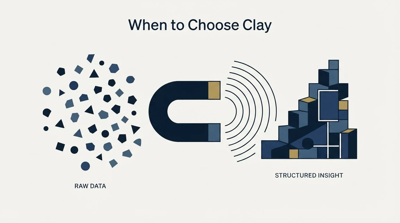 Section illustration: When to Choose Clay