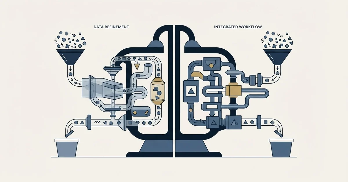 Editorial illustration for Clay vs Overloop AI
