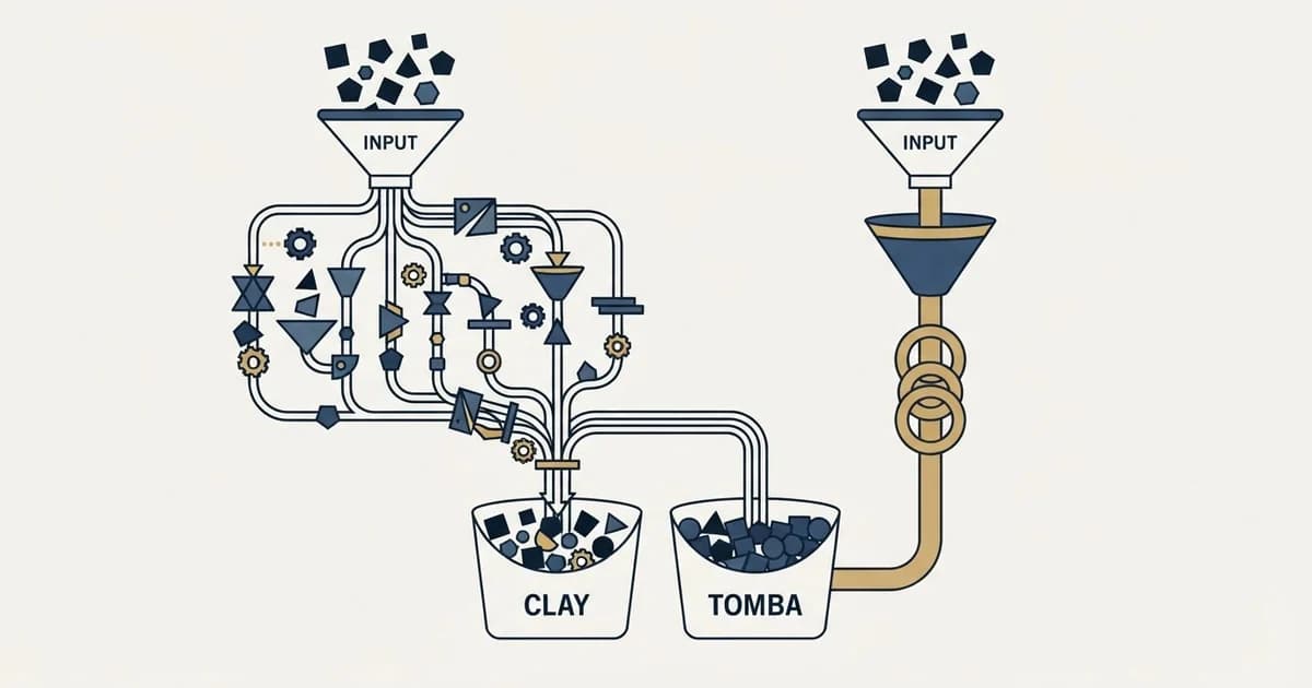 Editorial illustration for Clay vs Tomba