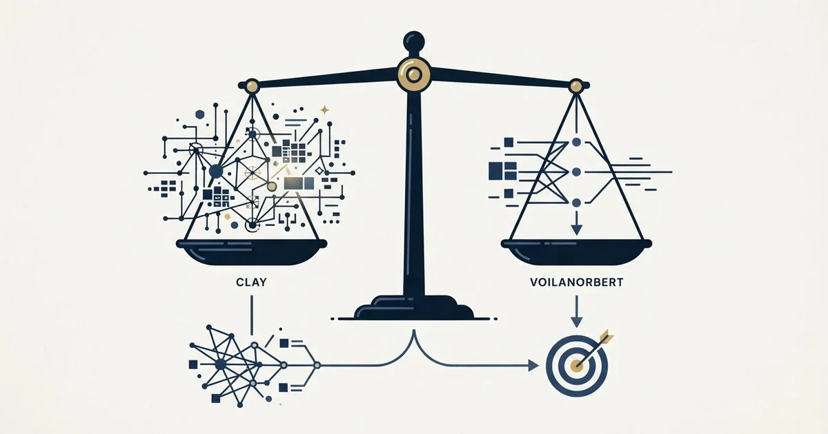 Editorial illustration for Clay vs VoilaNorbert