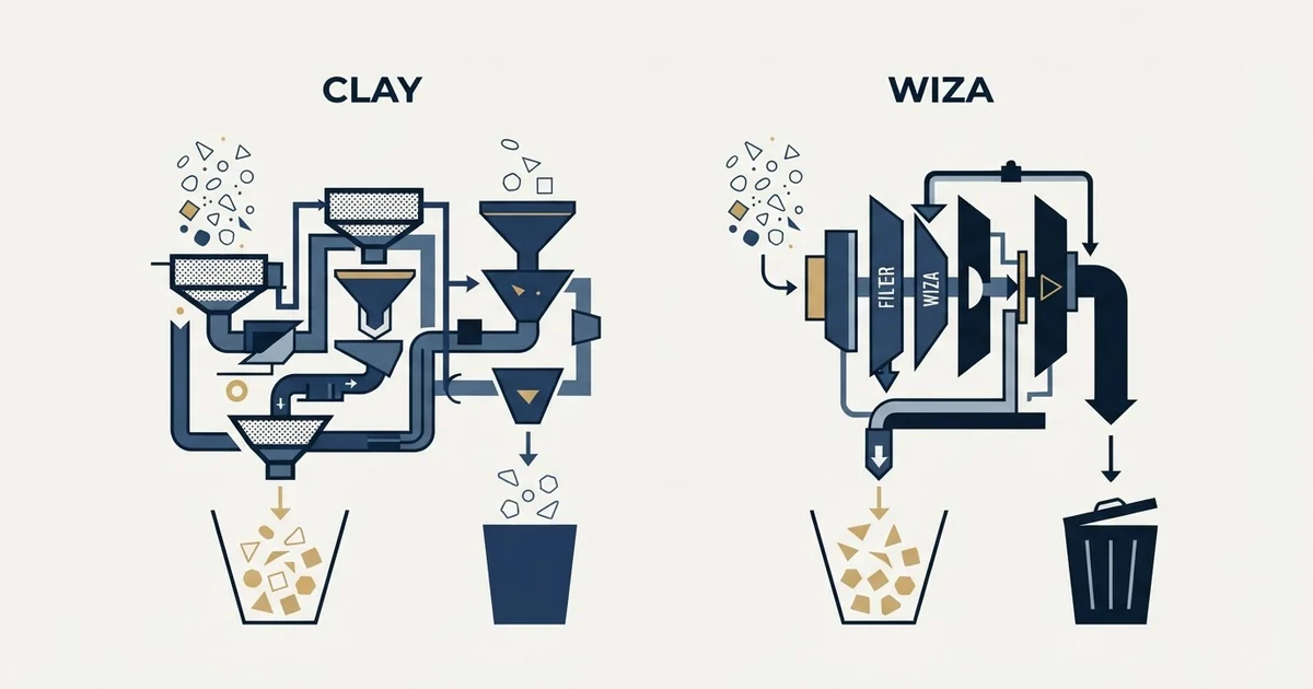 Editorial illustration for Clay vs Wiza