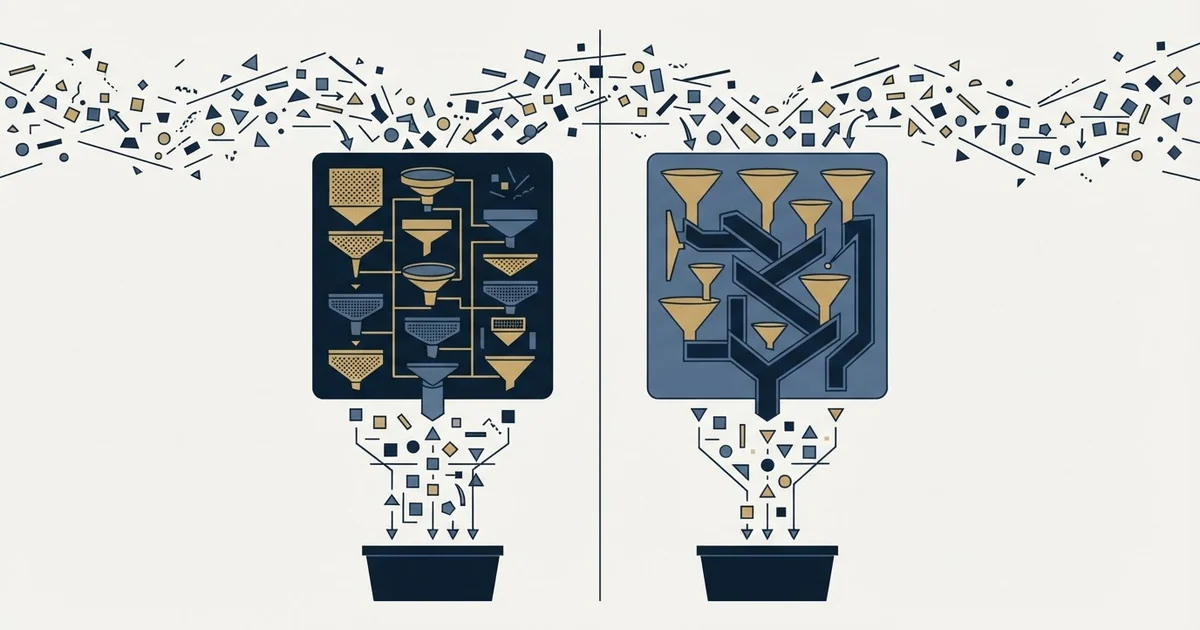 Editorial illustration for Clearbit vs Evaboot