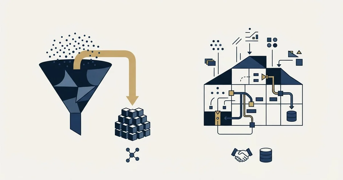 Editorial illustration for Clearbit vs Keap