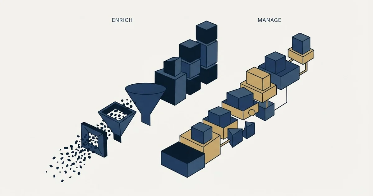 Editorial illustration for Clearbit vs Kylas