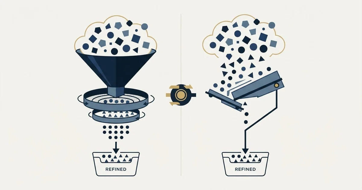 Editorial illustration for Clearout vs Datanyze