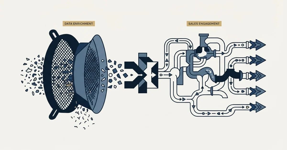 Editorial illustration for Clearout vs Dripify