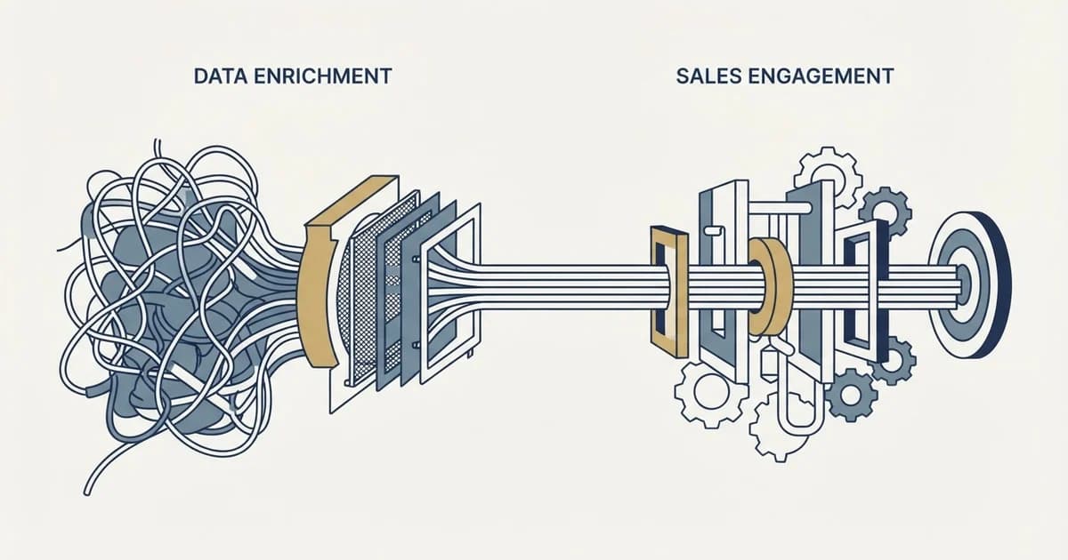 Editorial illustration for Clearout vs GetSales.io