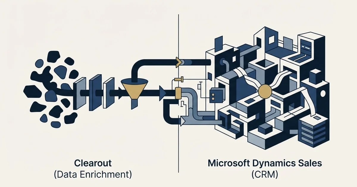 Editorial illustration for Clearout vs Microsoft Dynamics Sales