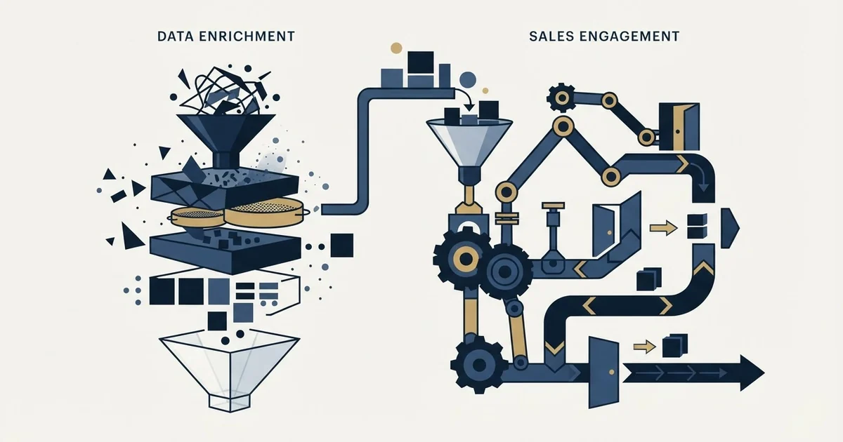 Editorial illustration for Clearout vs Salesforge