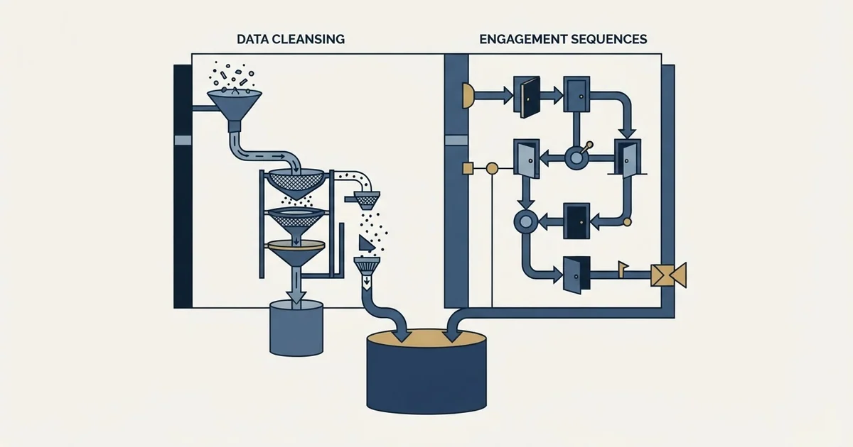 Editorial illustration for Clearout vs Skylead