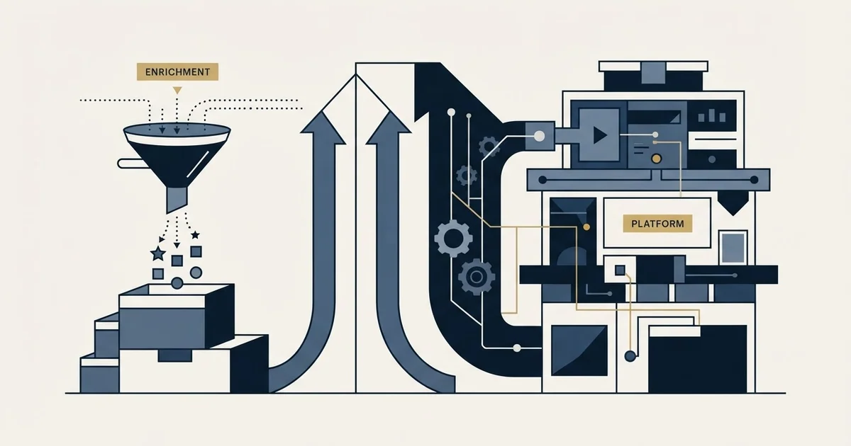Editorial illustration for Clearout vs Zoho CRM