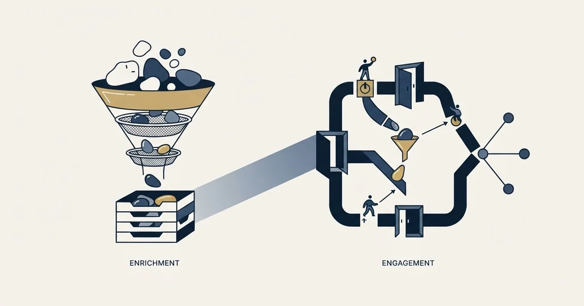 Editorial illustration for Clodura.AI vs Enginy