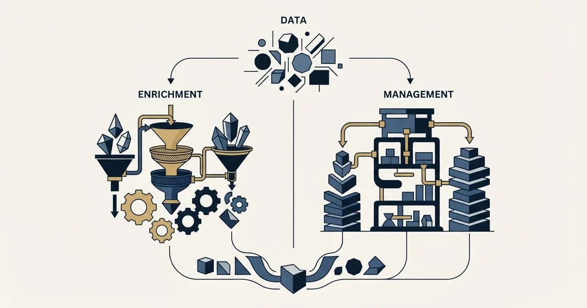 Editorial illustration for Clodura.AI vs HubSpot CRM