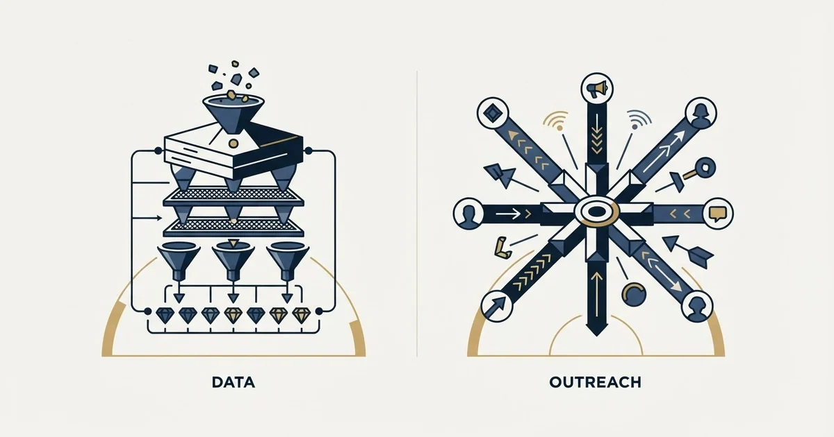 Editorial illustration for Clodura.AI vs Outreach