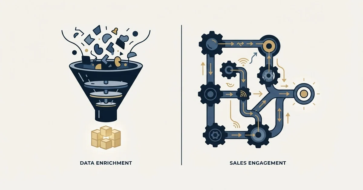Editorial illustration for Clodura.AI vs Revenue.io