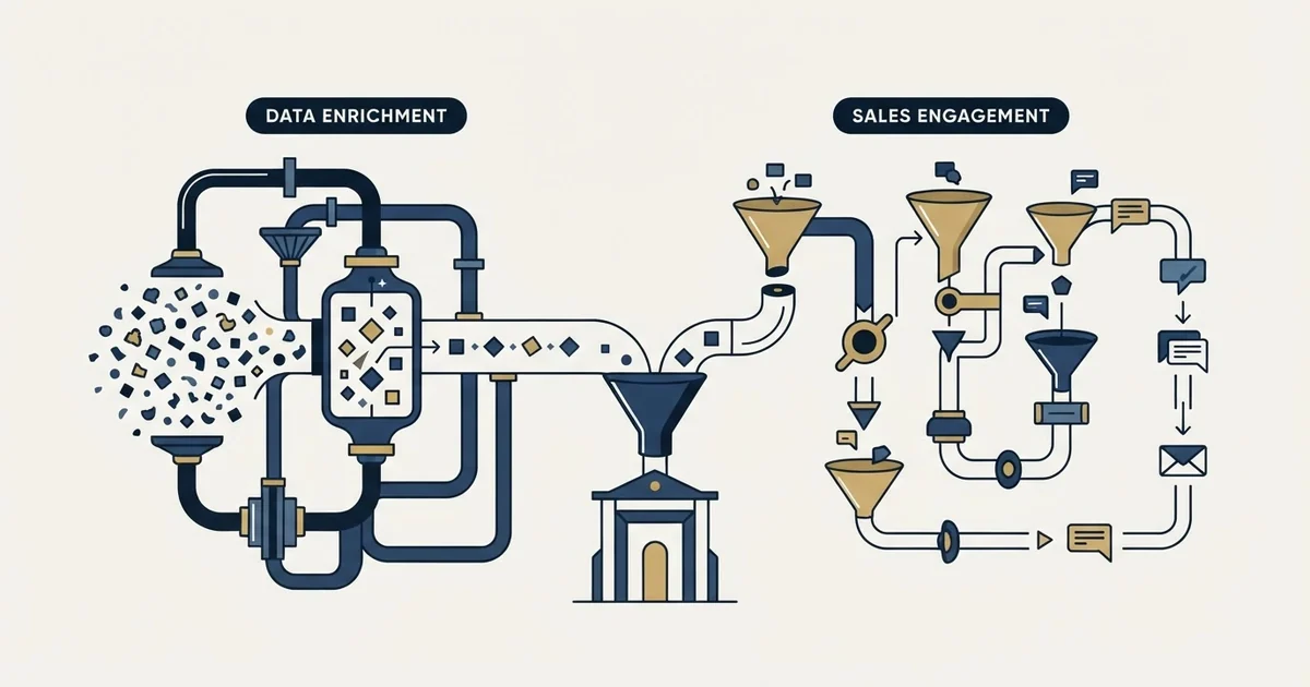 Editorial illustration for Clodura.AI vs Salesflow