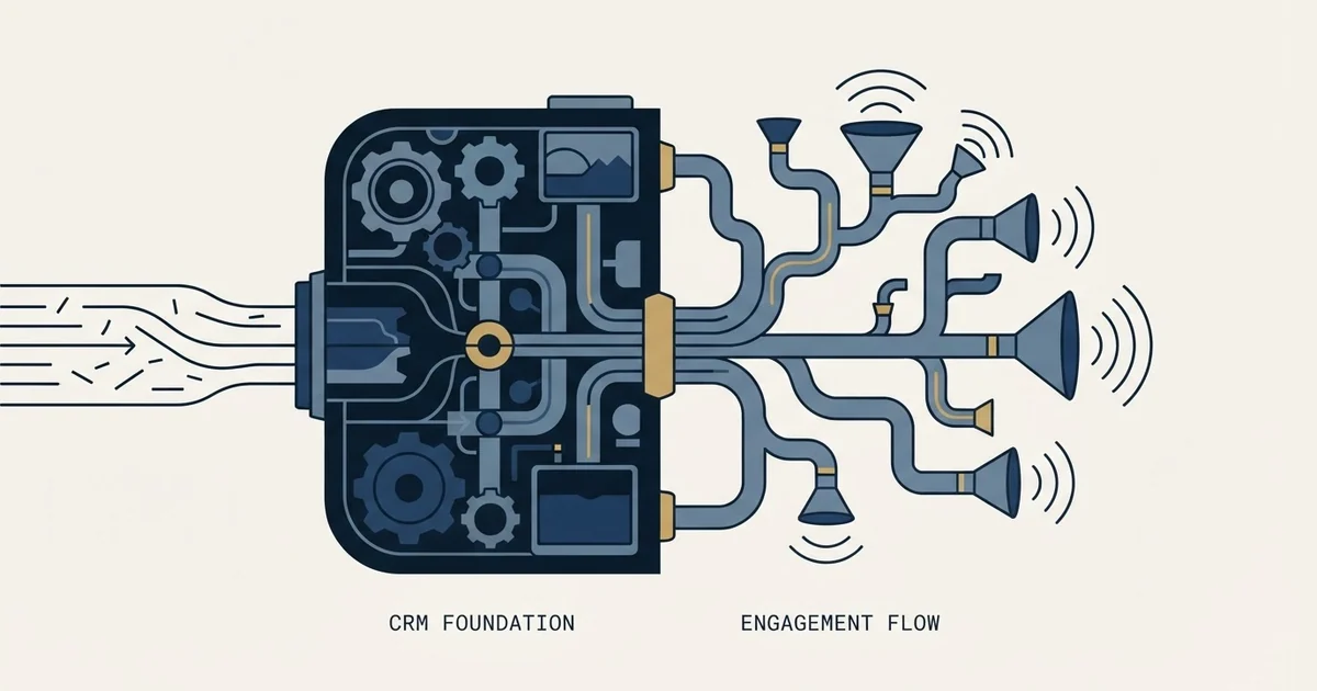 Editorial illustration for Close vs La Growth Machine