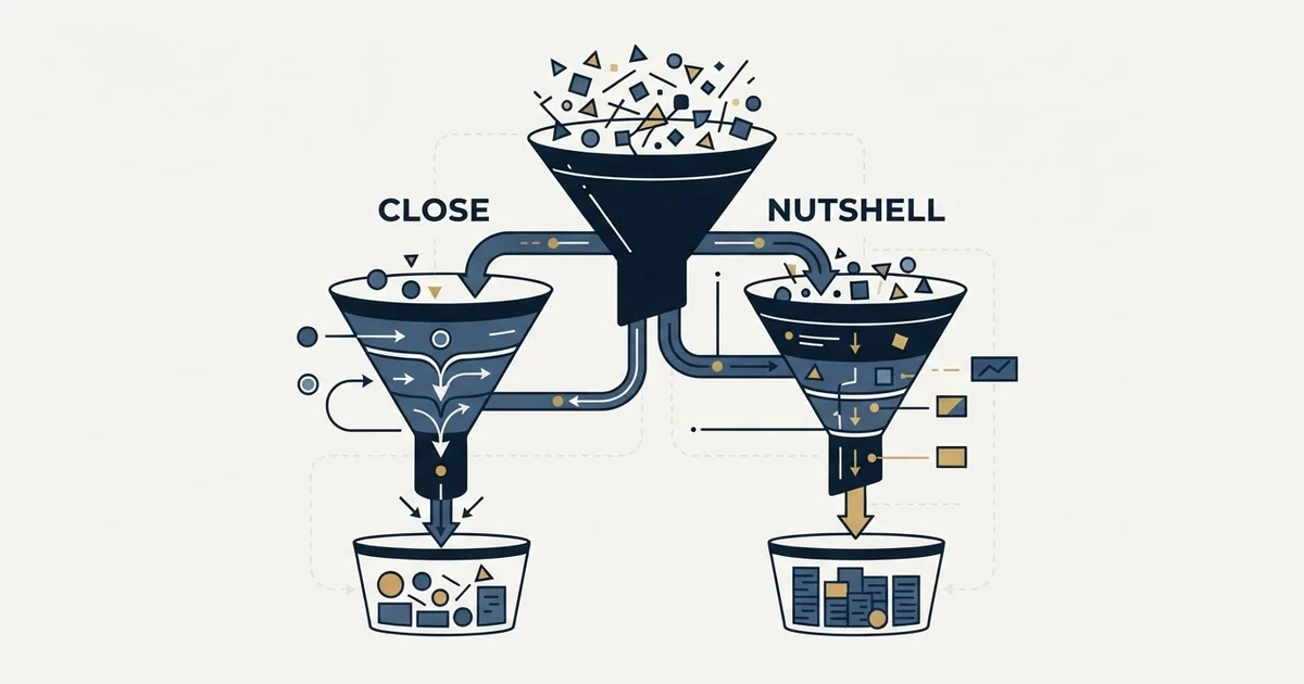 Editorial illustration for Close vs Nutshell