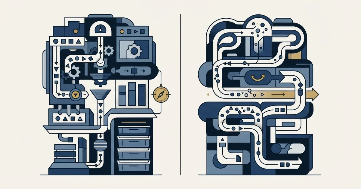 Editorial illustration for Close vs Salesflare
