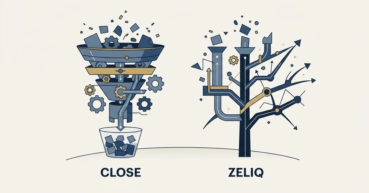 Editorial illustration for Close vs Zeliq
