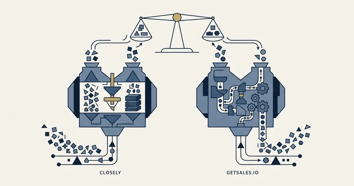 Editorial illustration for Closely vs GetSales.io