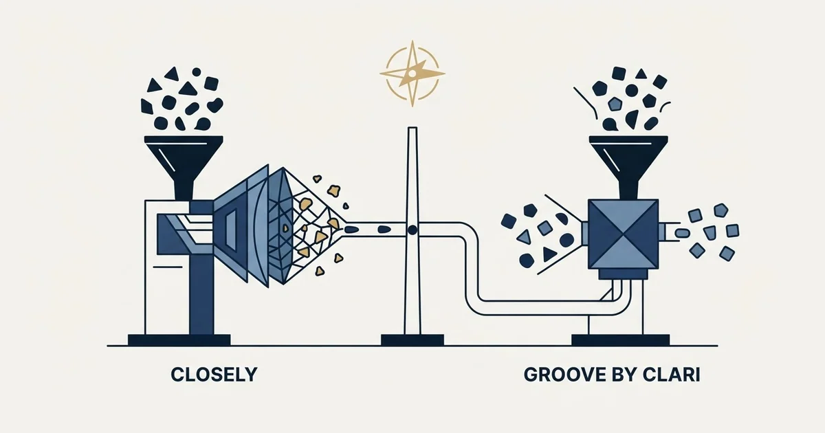Editorial illustration for Closely vs Groove by Clari