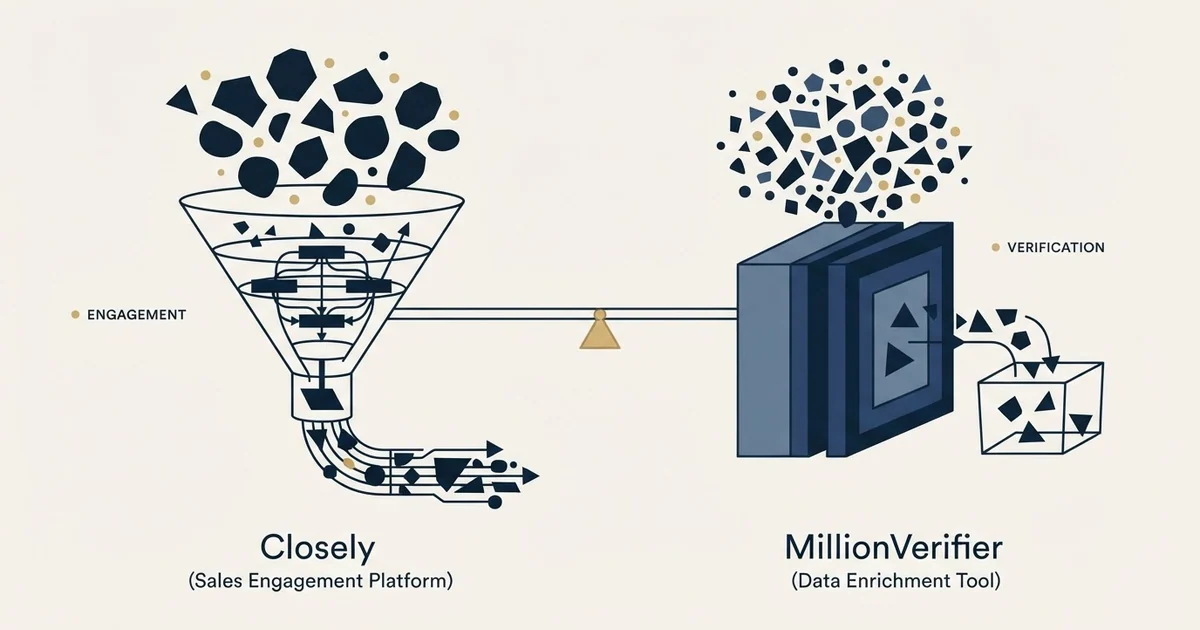Editorial illustration for Closely vs MillionVerifier