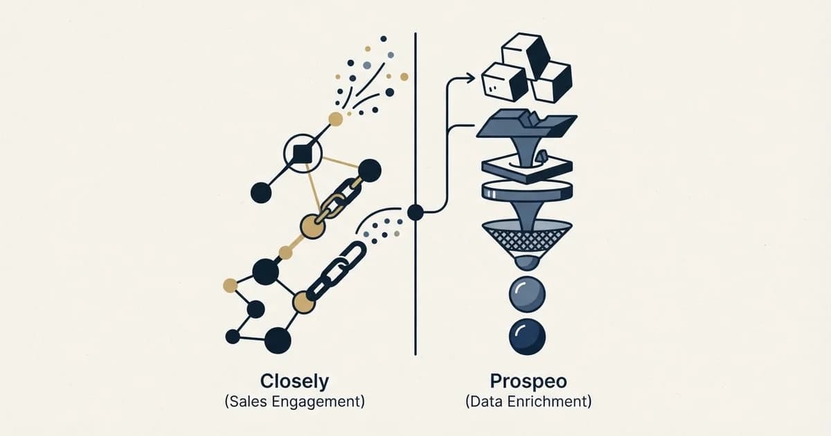 Editorial illustration for Closely vs Prospeo