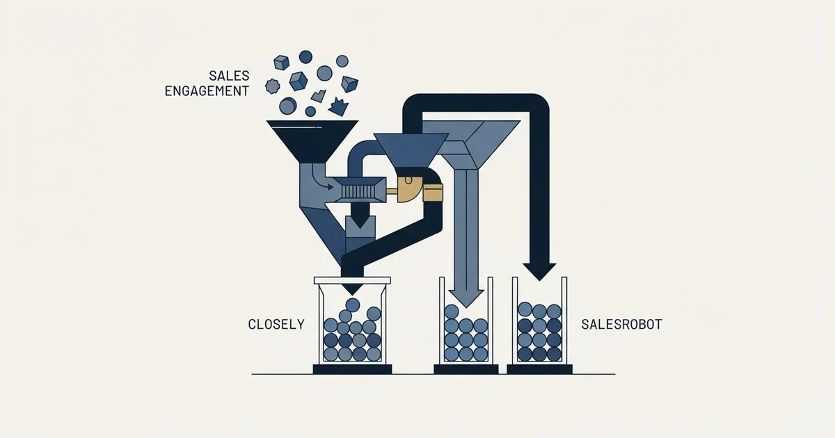 Editorial illustration for Closely vs SalesRobot