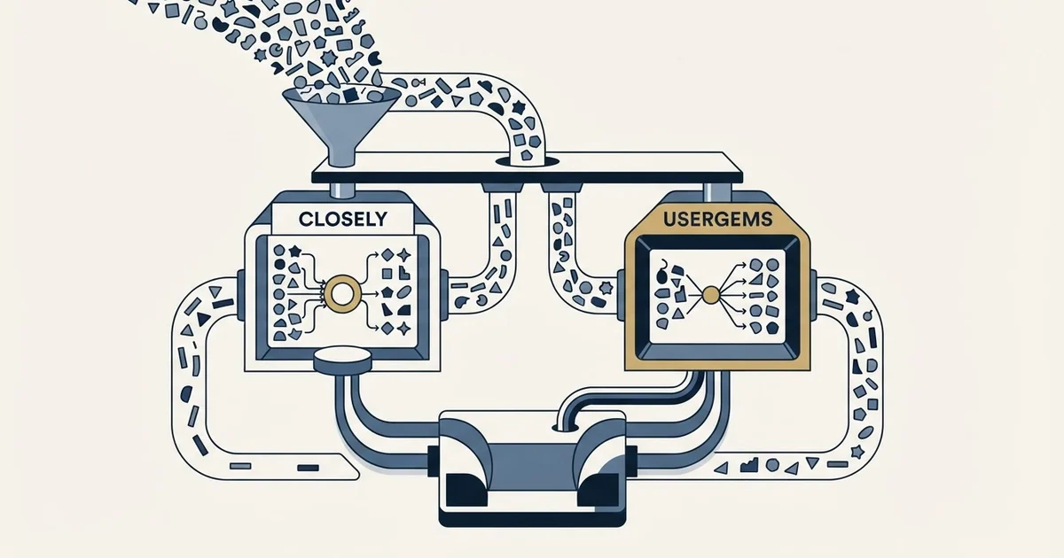 Editorial illustration for Closely vs UserGems