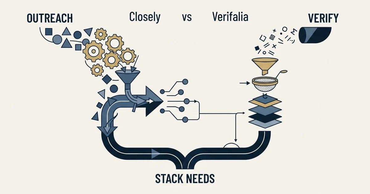 Editorial illustration for Closely vs Verifalia