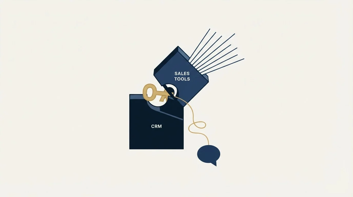 Section illustration: Where this leaves a sales stack