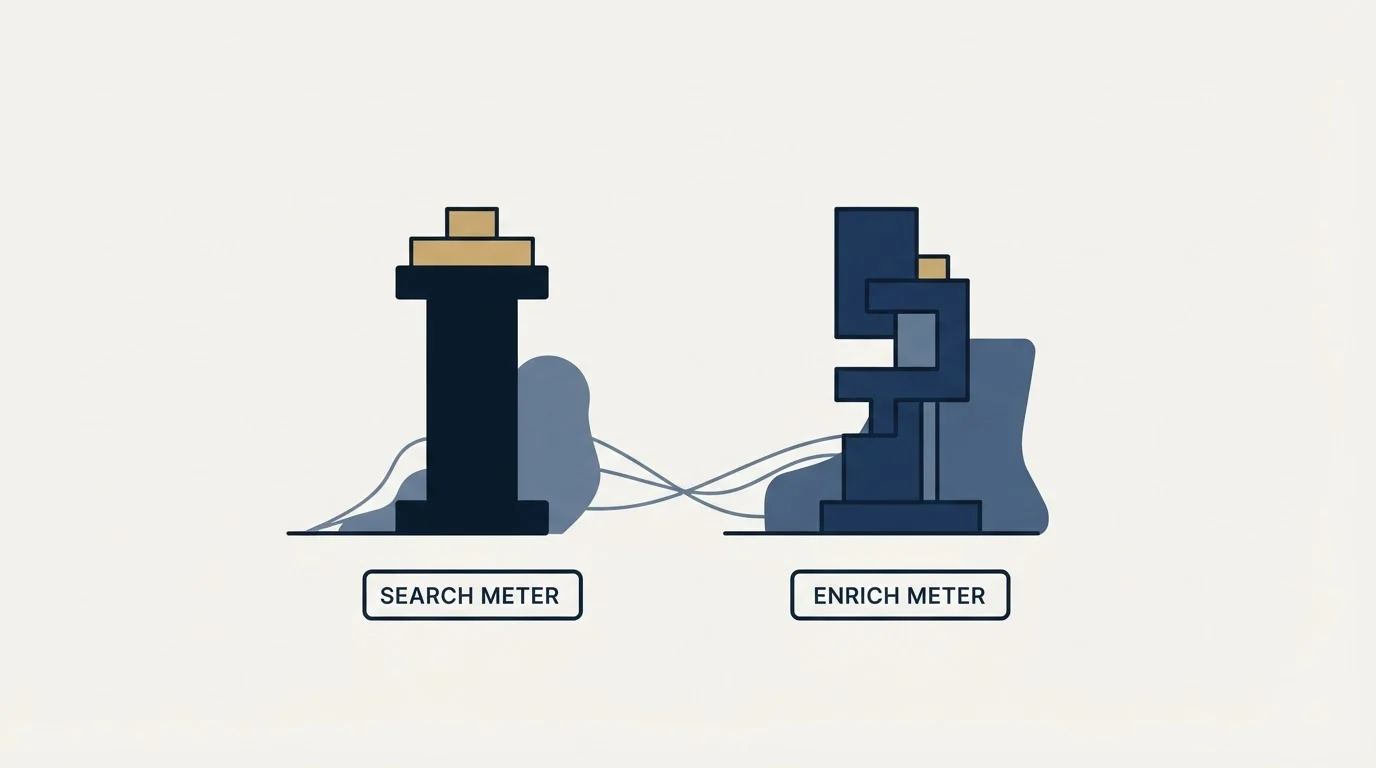 Section illustration: Two meters, not one