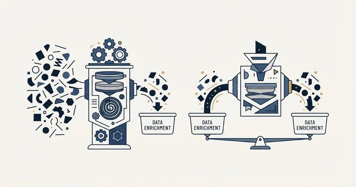 Editorial illustration for Cognism vs Enrich Layer