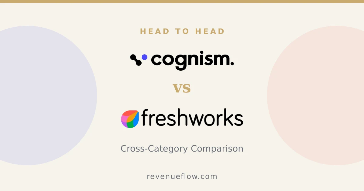 Branded cover: Cognism vs Freshsales: Cross-Category Comparison